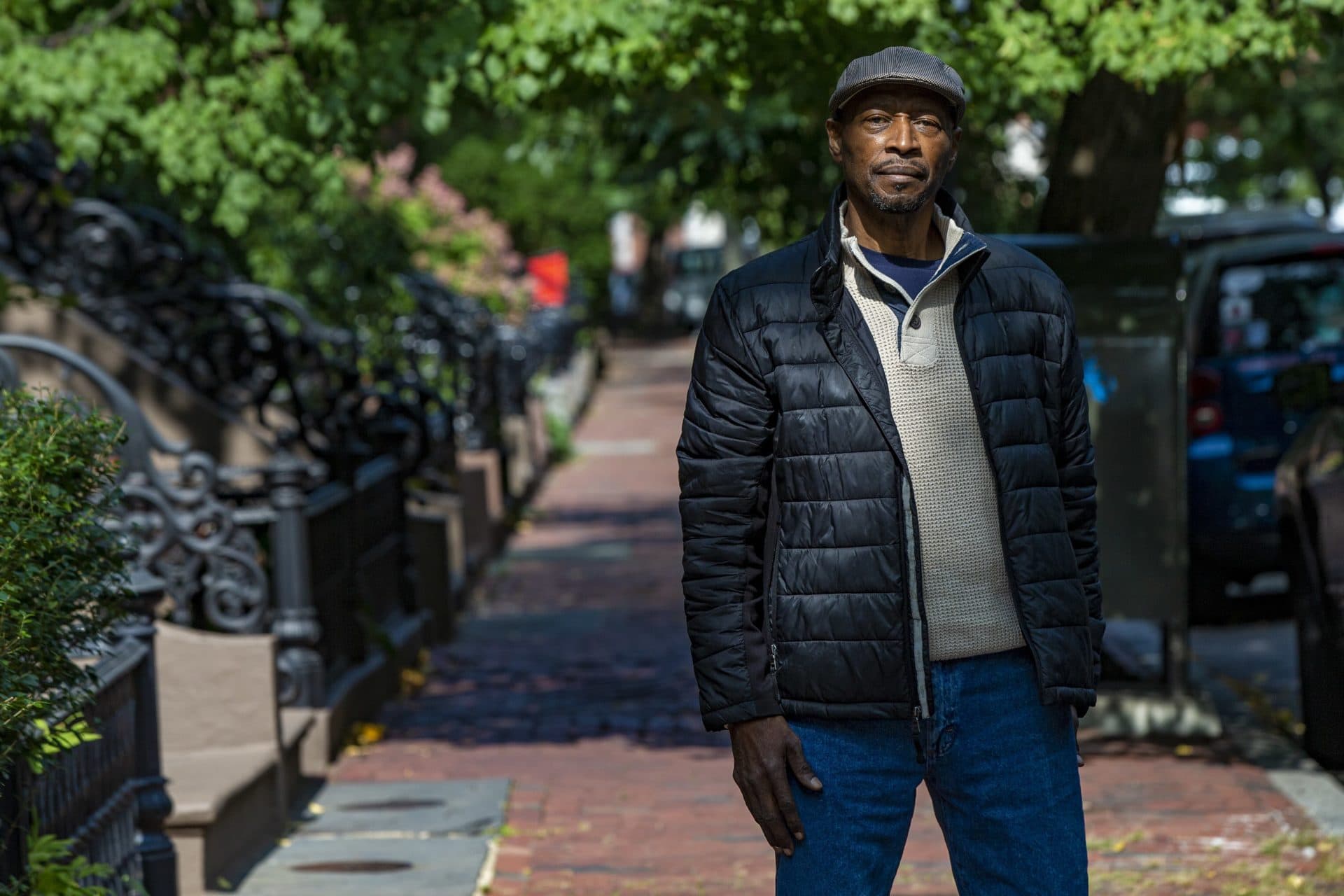 Charles Clark is president of the TDC tenant board. (Jesse Costa/WBUR)