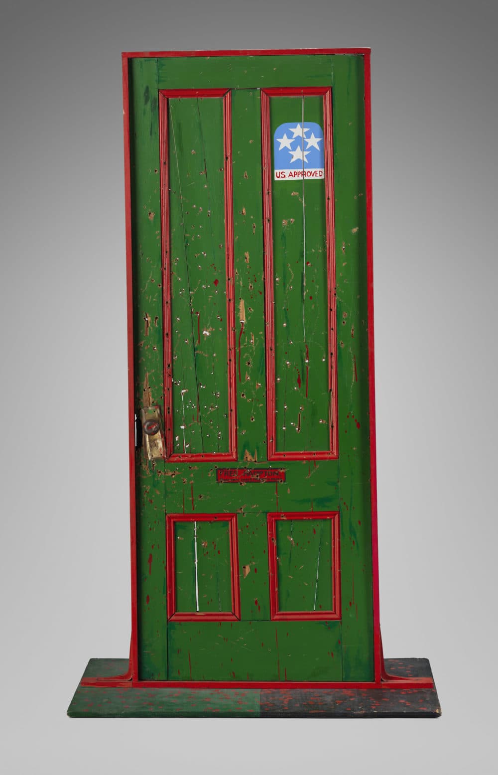 "Fred Hampton's Door 2," created by Dana Chandler after the death of the Black Panther leader. (Courtesy Museum of Fine Arts, Boston)