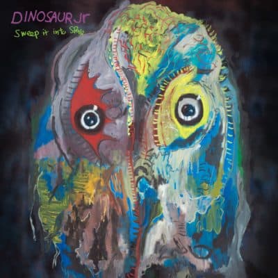 De cover van het nieuwe album van Dinosaur Jr. "Sweep It Into Space." (Hoffelijkheid)