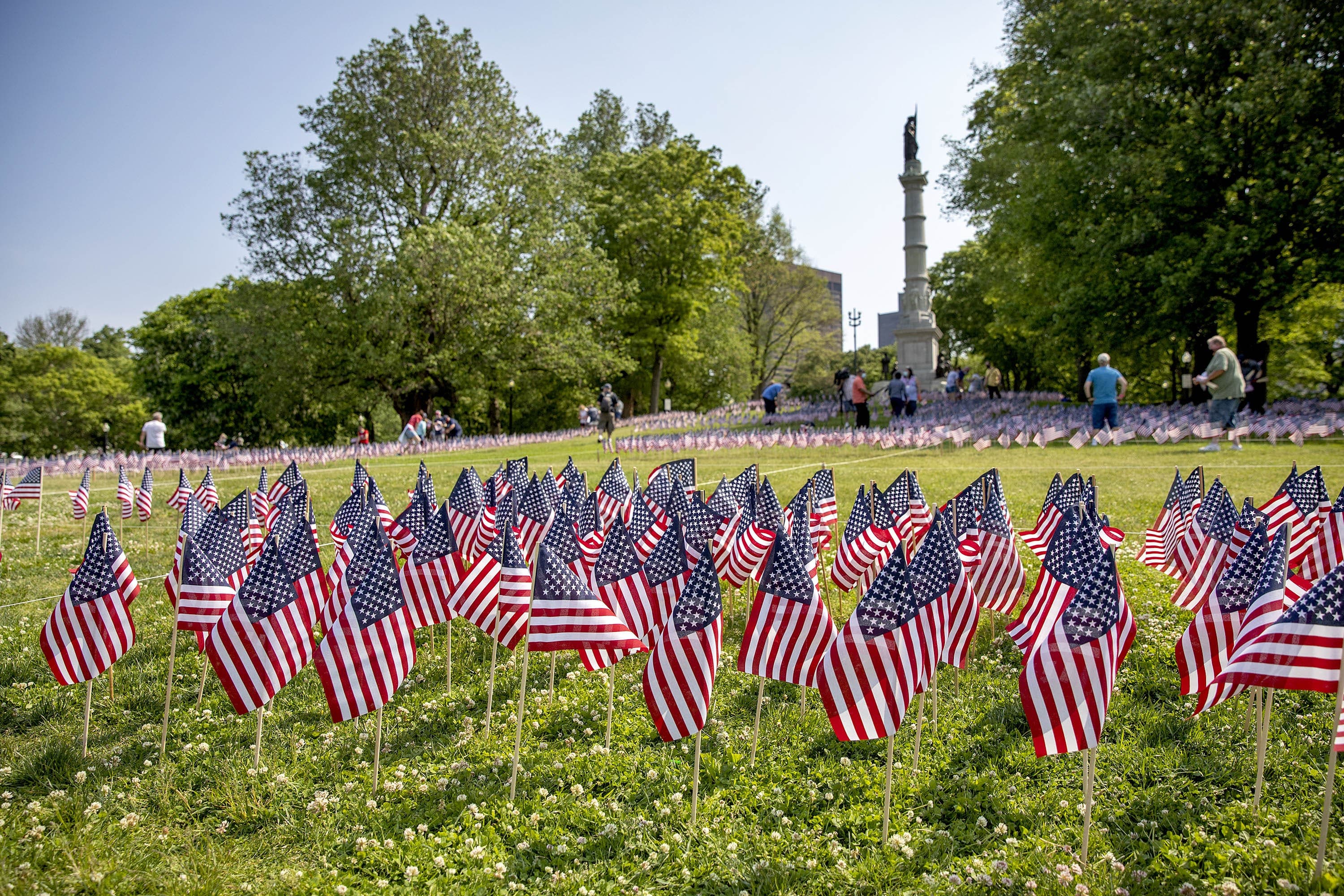 PHOTOS Full Flag Garden Returns To Boston Common For Memorial Day