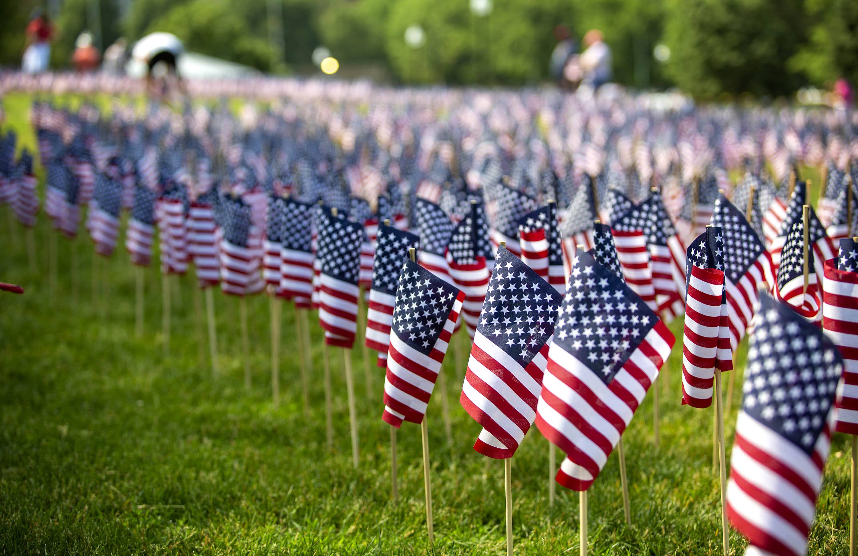 Photos Full Flag Garden Returns To Boston Common For Memorial Day Weekend Wbur News