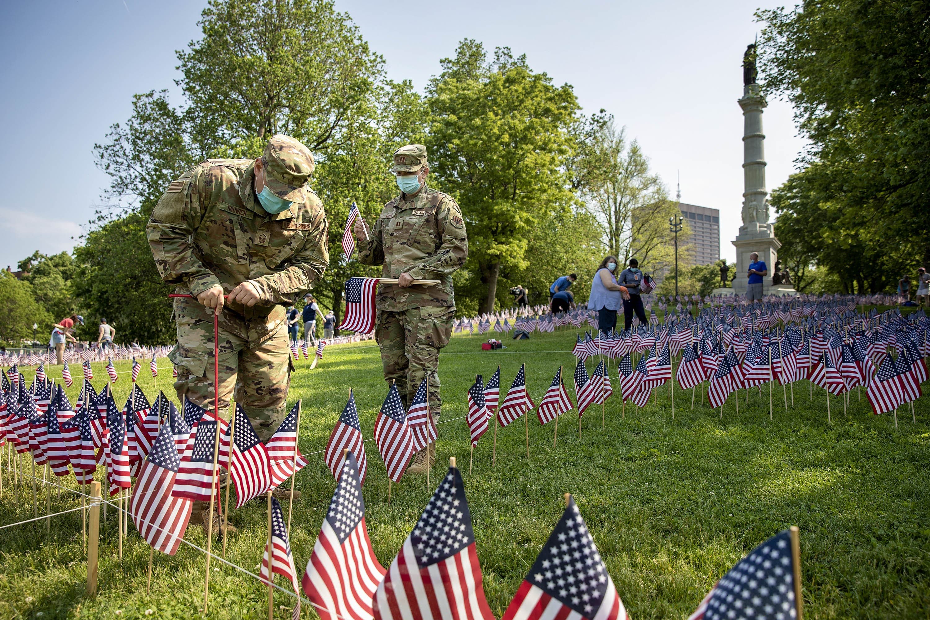 PHOTOS Full Flag Garden Returns To Boston Common For Memorial Day