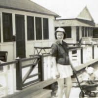 The author’s grandmother, Marie Moran, in Breezy Point, 1947.