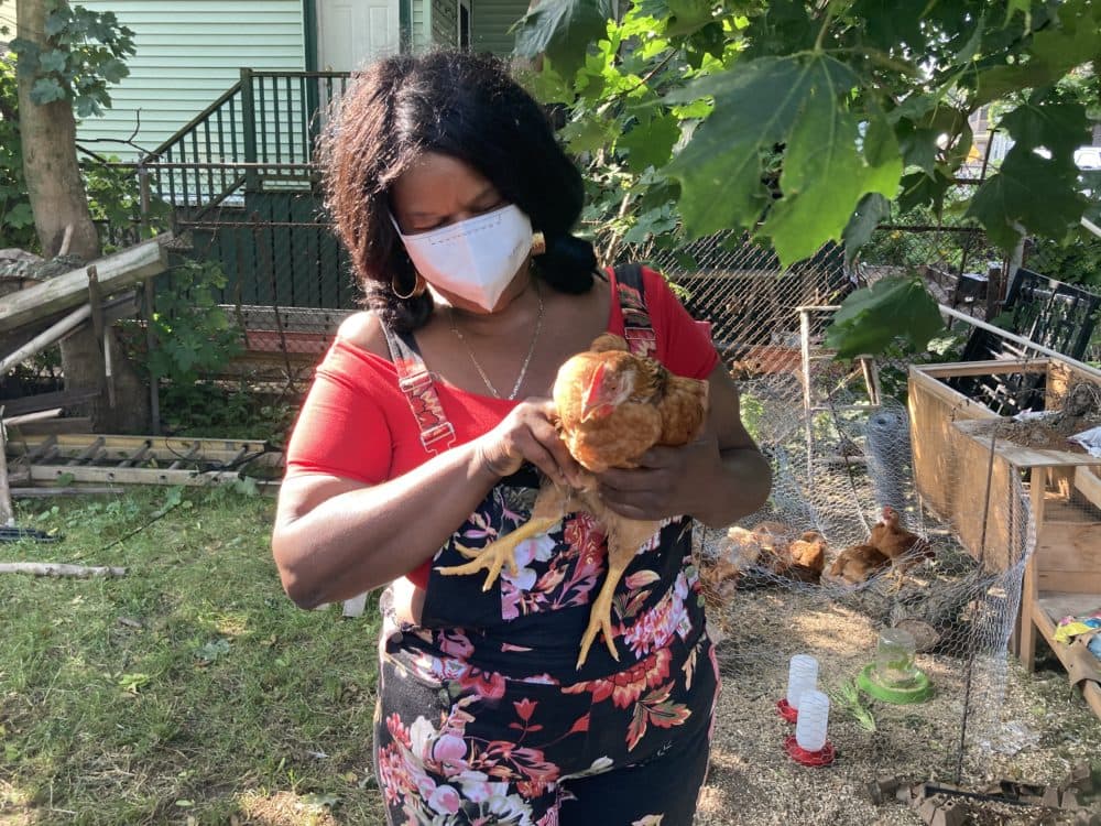 Kafi Dixon on her Boston farm. (Courtesy Lost Nation Pictures)