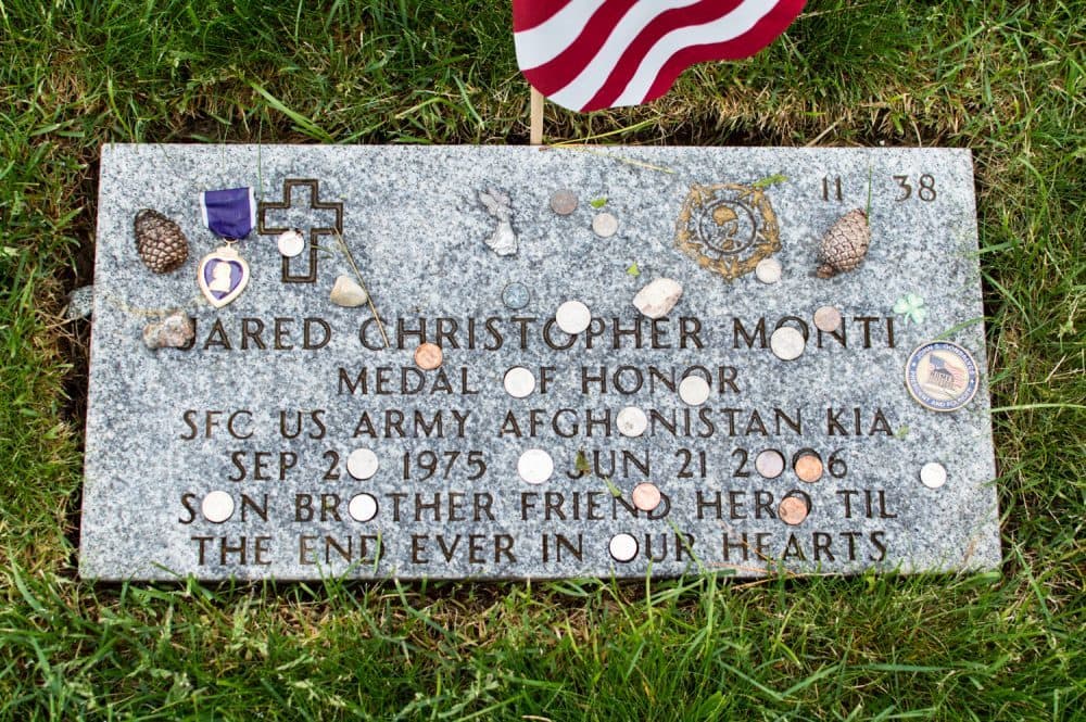 Jared Monti grave (Alex Ashlock/Here & Now)