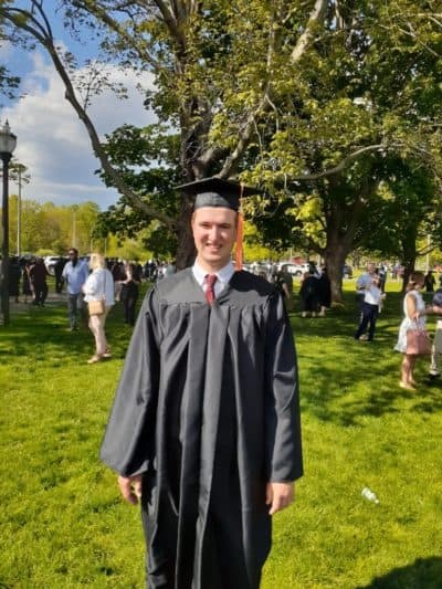 The author's son, on the day he graduated from UMass. (Courtesy)