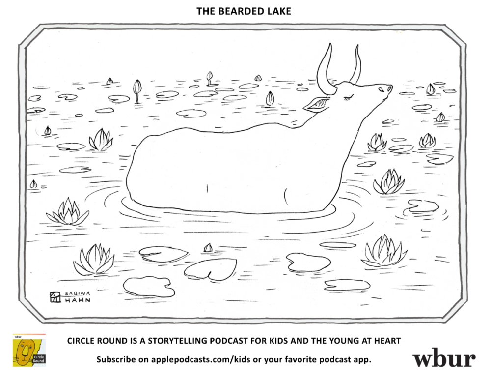("The Bearded Lake" by Sabina Hahn)
