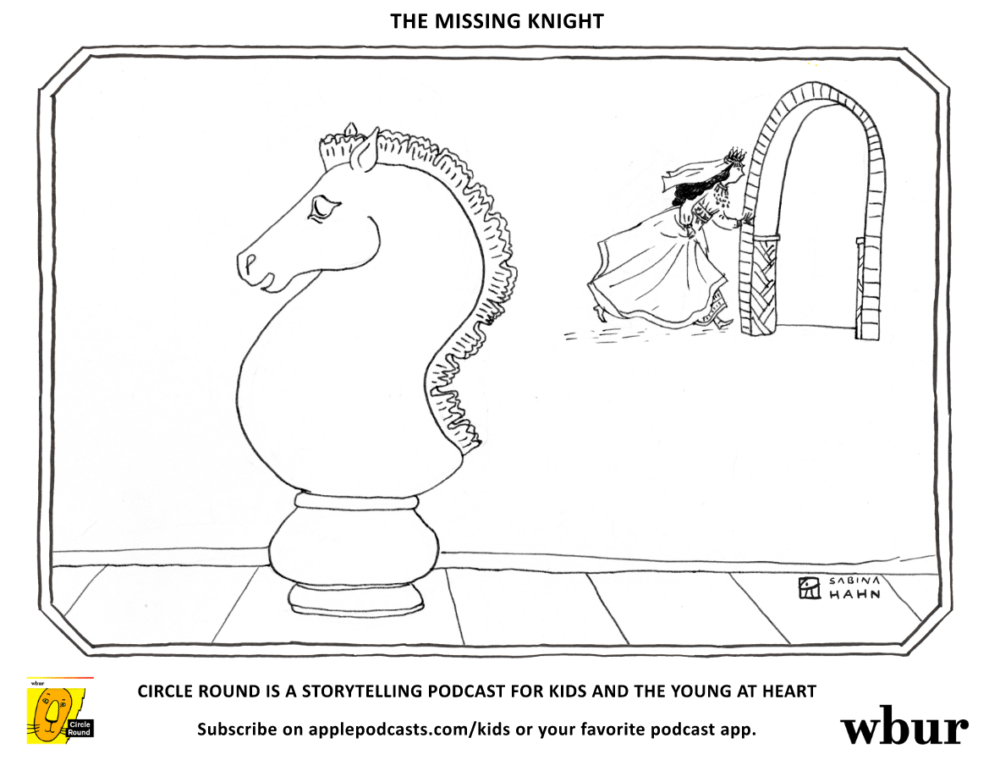 ("The Missing Knight" by Sabina Hahn)