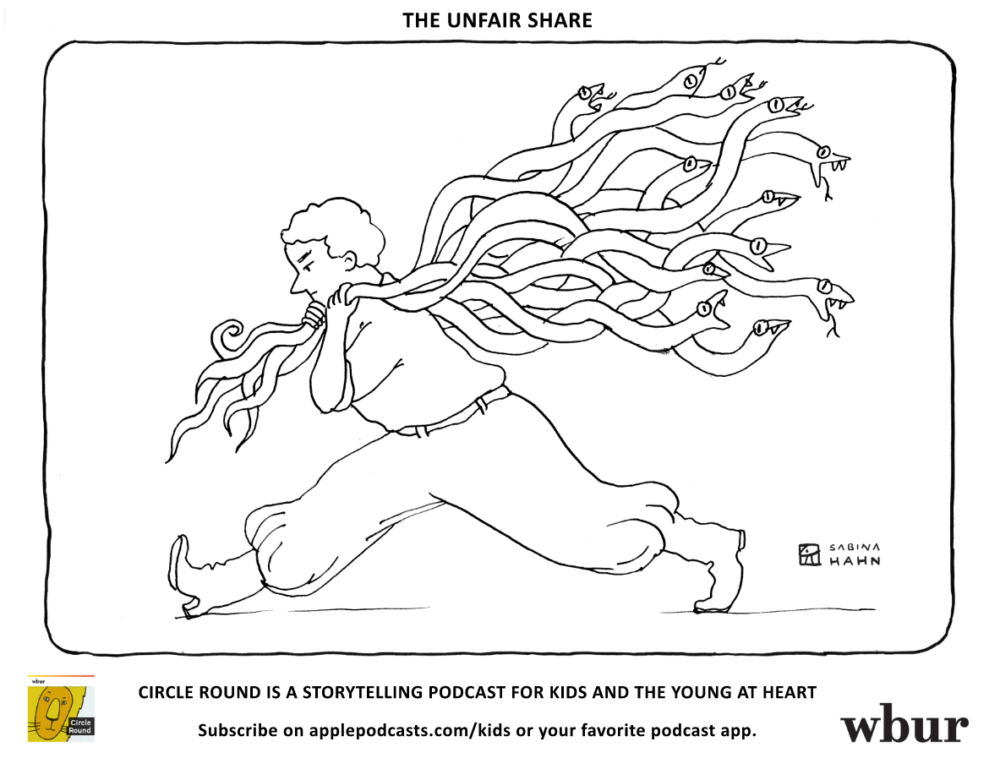 ("Unfair Share" by Sabina Hahn)