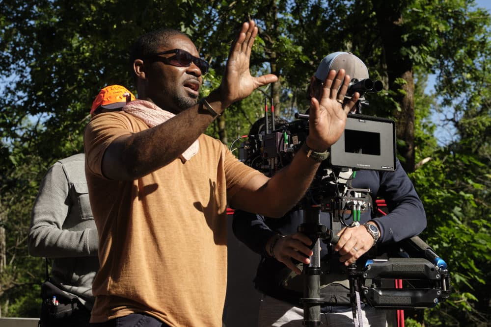 David Oyelowo in a behind the scenes still from the adventure and drama film "The Water Man," an RLJE films release. (Karen Ballard)