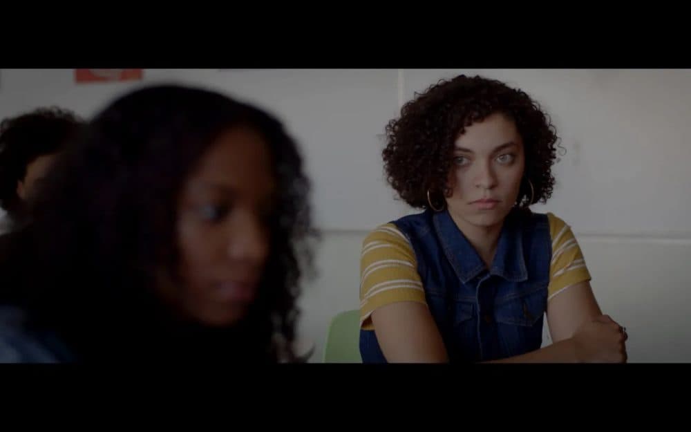Khai Tyler (left) and Carolina Soto in Thato Rantao Mwosa's film "Memoirs of a Black Girl." (Courtesy)