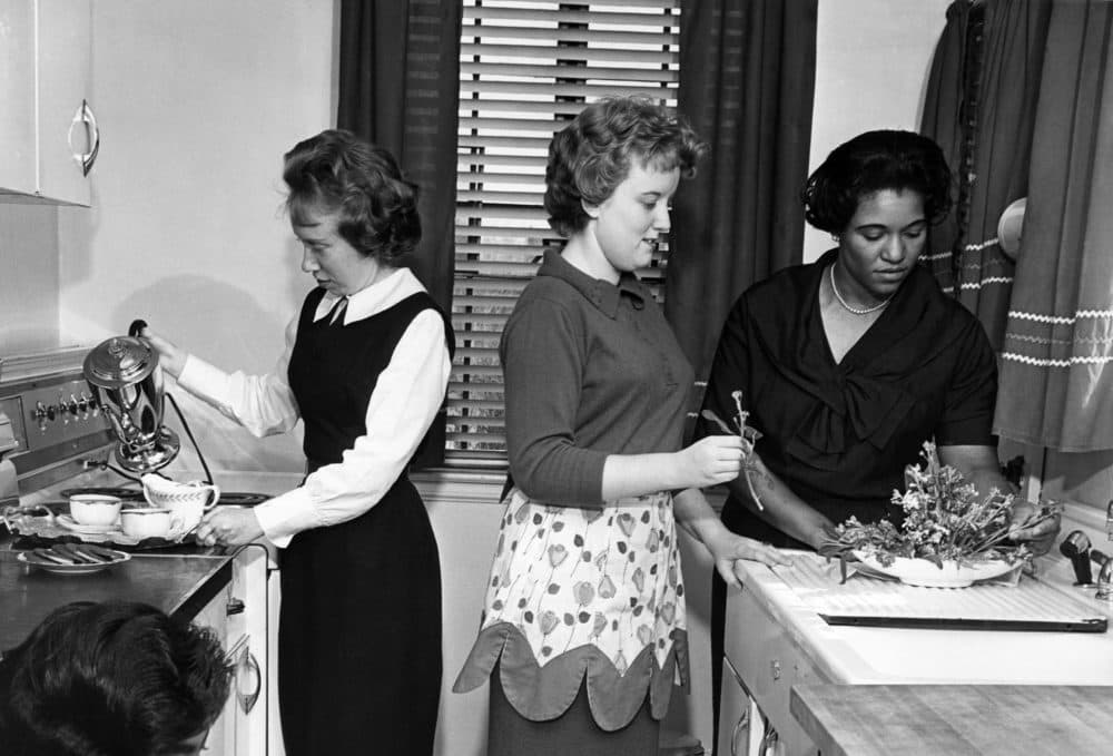 A home economics class at West Virginia State College at Institute, West Virginia in March 1963. (AP Photo)