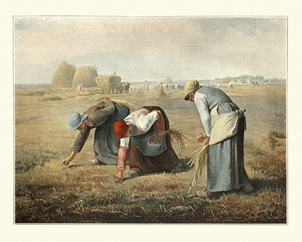 Psychotherapist Kerry Malawista says "The Gleaners" by Jean Francois Millet is comforting because it shows a middle distance, which in processing grief is necessary to gain perspective and hope. (Getty Images)