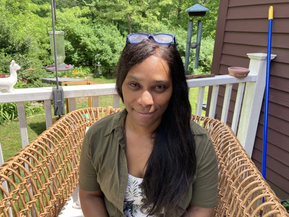 “This is definitely my first opera, so it was a little bit daunting,” says playwright Kirsten Greenidge. (Andrea Shea/WBUR)