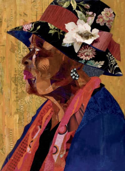 "Sufficient Grace: Ms. Ivy Beckles" (2009) by Ekua Holmes. (Courtesy Museum of Fine Arts, Boston)