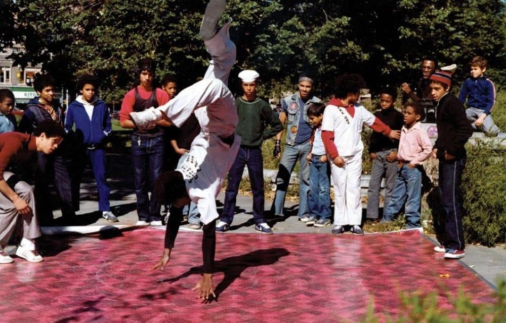 A b-boy scene from Charlie Ahearn's film "Wild Style." (Courtesy Museum of Fine Arts, Boston)