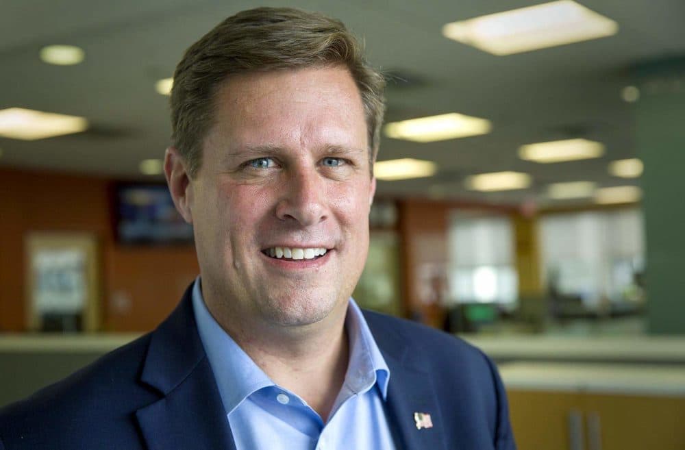 Former state Rep. Geoff Diehl. The Republican is running for governor. (Robin Lubbock/WBUR)