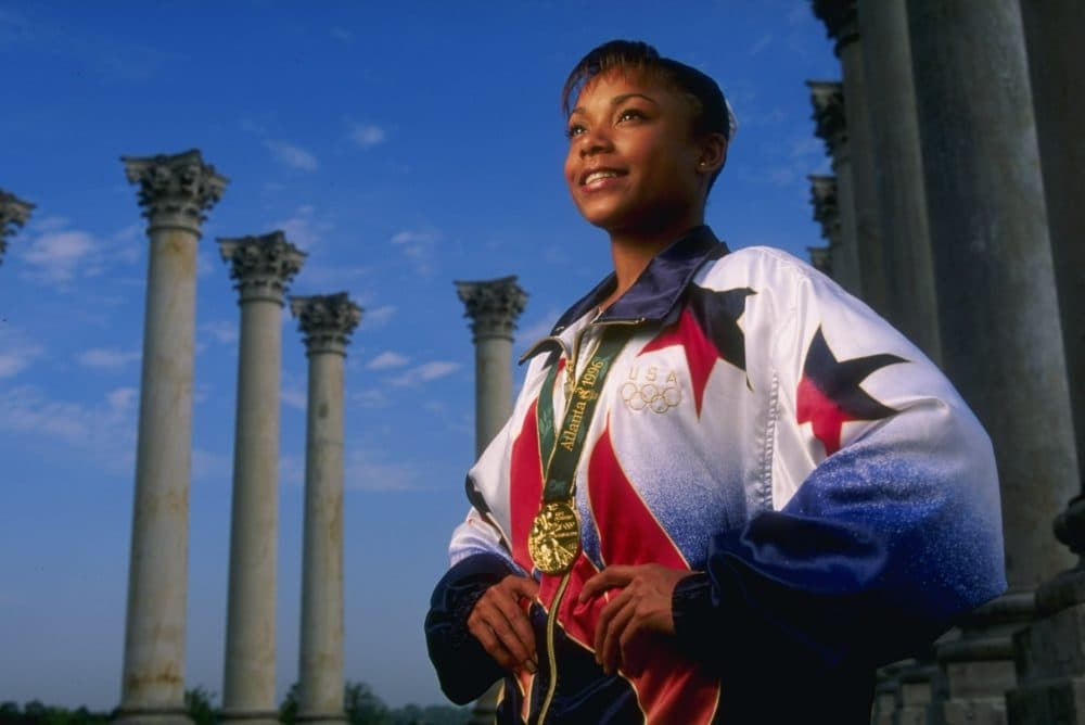 Gymnast Dominique Dawes of the USA, a medalist at the 1996 Centennial Olymp...