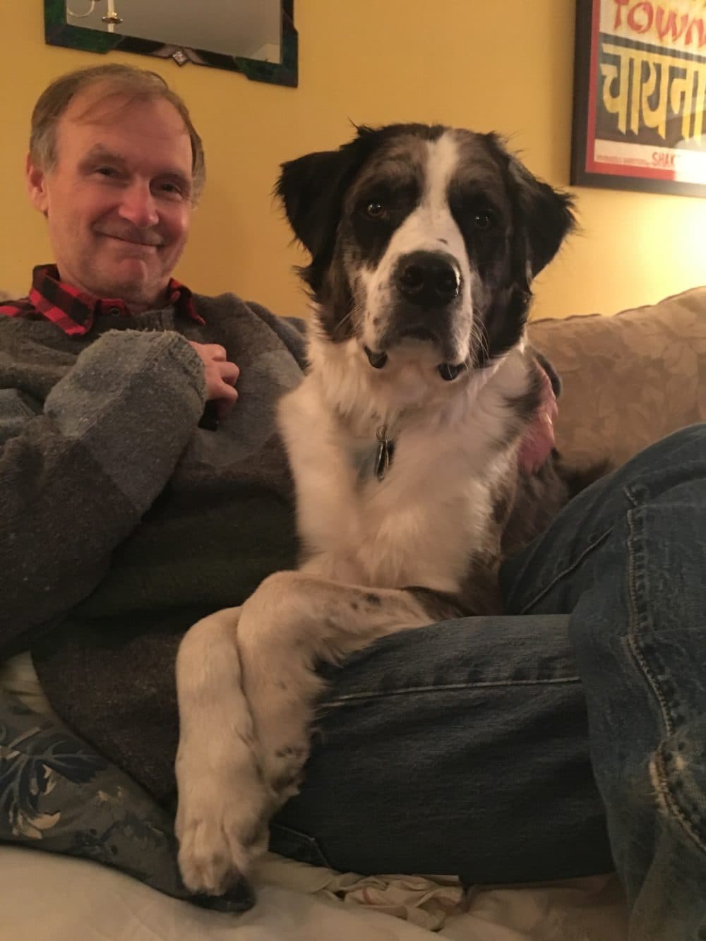 Alex Ashlock with Louie. (Courtesy)
