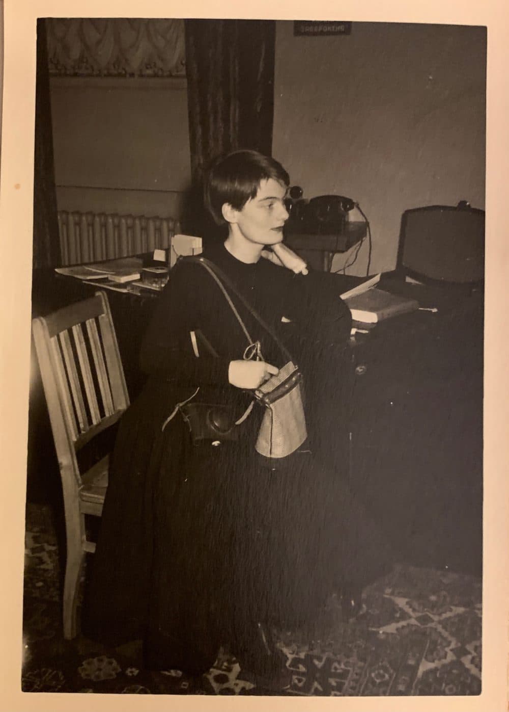 Priscilla McMillan as a young reporter. (Courtesy of Holly Katharine Johnson)