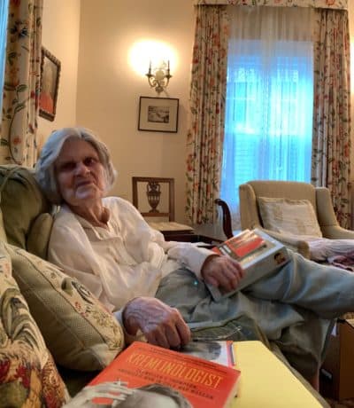 Priscilla McMillan at her home in Cambridge, Massachusetts. (Courtesy of Holly Katharine Johnson)