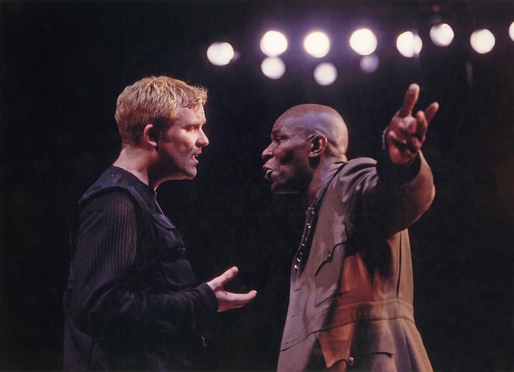 Eric Tucker as Iago and John Douglas Thompson as Othello in Trinity Repertory Company's "Othello" in 1999. (Courtesy Trinity Repertory Company)