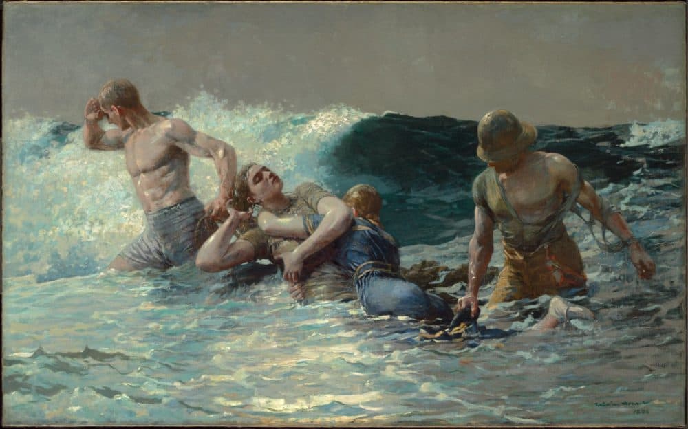 Winslow Homer's "Undertow." (Courtesy Clark Art Institute)