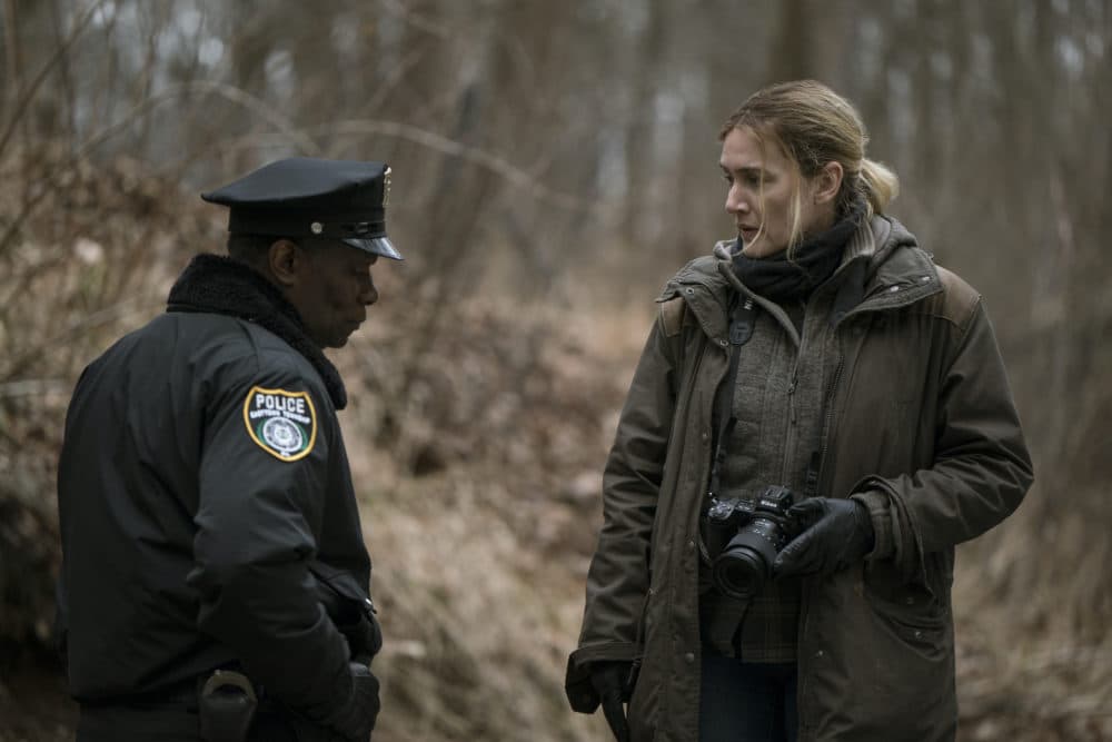 John Douglas Thompson and Kate Winslet in HBO's "Mare of Easttown." (Courtesy Michele K. Short/HBO)