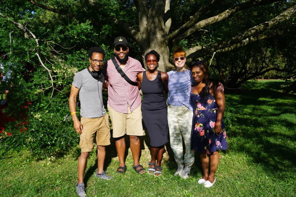 Left to right: Daniel Callahan, Tim Hall, Summer L. Williams, Jill Johnson and Kirsten Greenidge. (Courtesy A.R.T.)