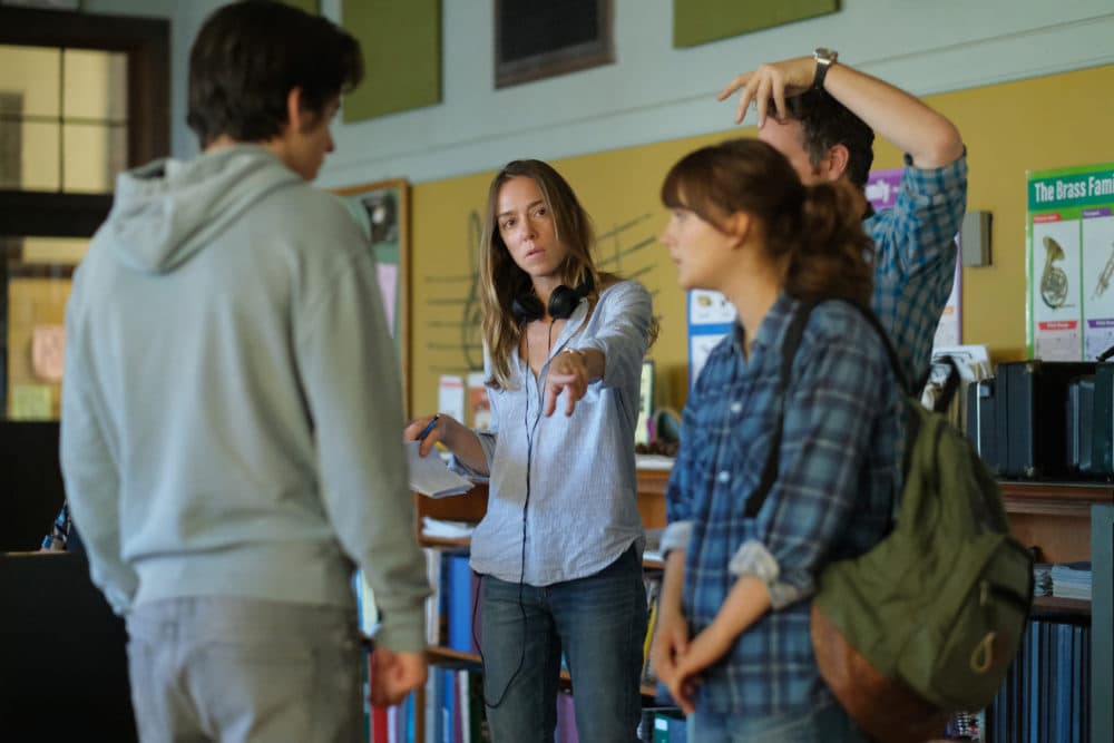 Siân Heder directs Emilia Jones and Ferdia Walsh-Peelo in “CODA." (Apple TV+)