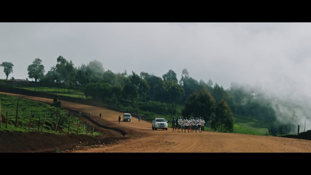 A still of marathon runners training from "The Last Milestone" (The Last Milestone)