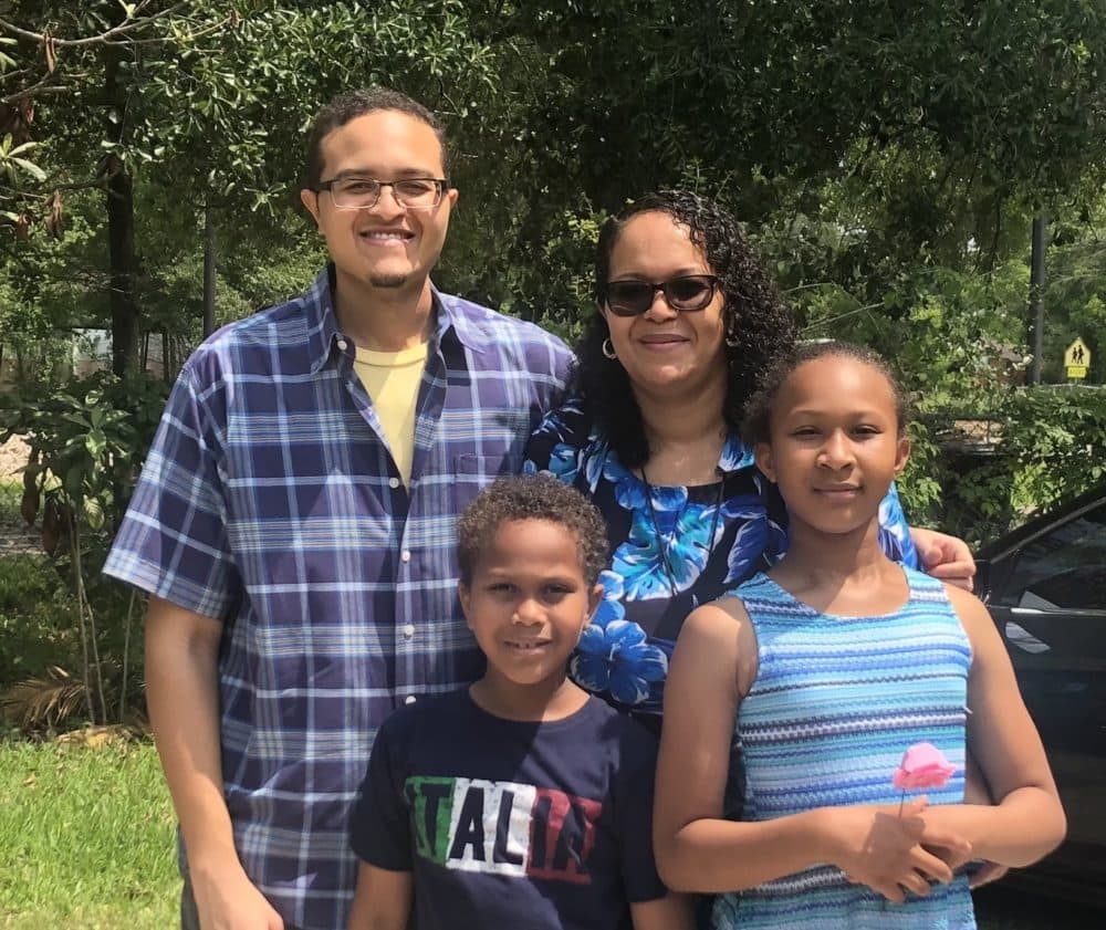 Glenora Romans of Houston and her three kids. (Courtesy of Glenora Romans)
