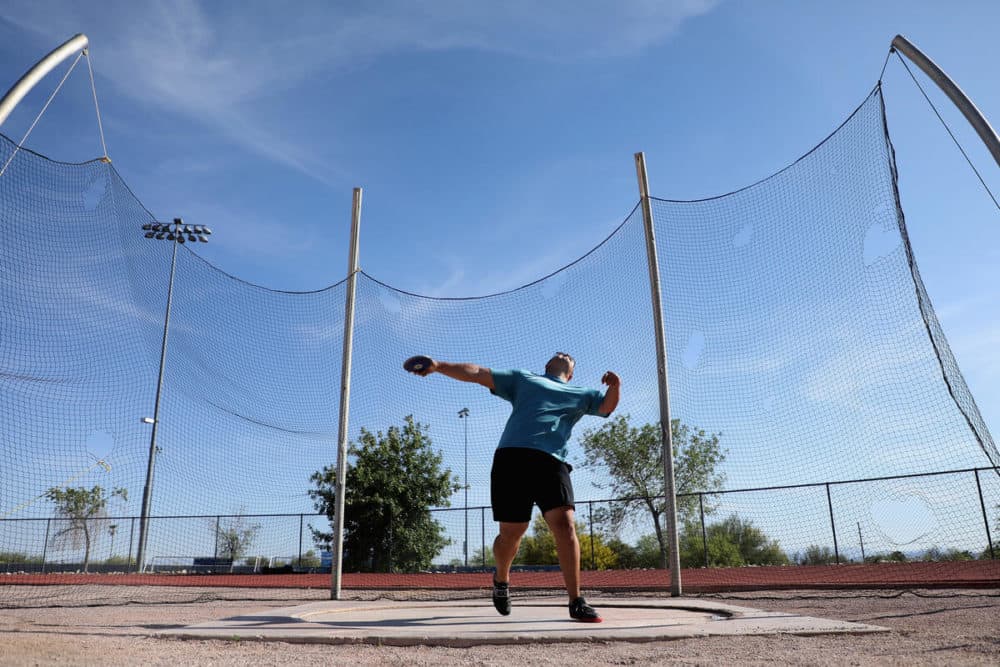Paralympics discus thrower Shahrad Nasajpour, will compete at Tokyo 2020. He has a special message for the 80 million people in the world today who have been forced to flee their homes: “Be resilient in difficult times. You will hear a lot of no’s on a regular basis, but don’t take that no as an answer," he says. (Christian Petersen/Getty Images)