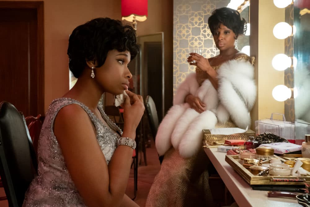 Jennifer Hudson stars as Aretha Franklin and Mary J. Blige as Dinah Washington in "Respect." (Quantrell D. Colbert)