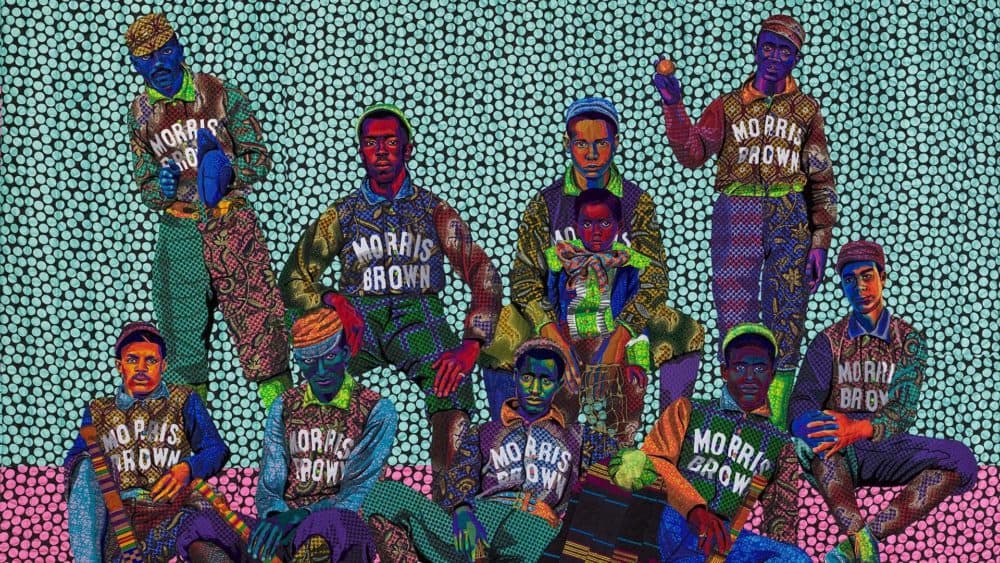 Bisa Butler, "To God and Truth," 2019. (Courtesy Museum of Fine Arts Boston)