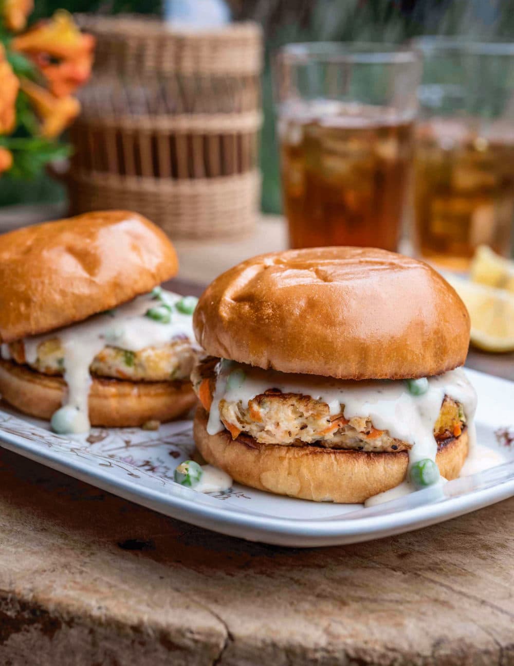 Chicken Potpie Burgers (Ben Fink)