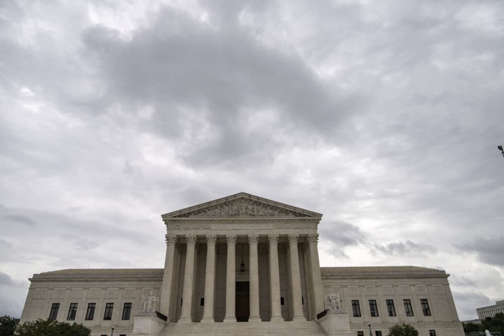 A view of the U.S. Supreme Court on September 1, 2021 in Washington, DC. A new Texas law that prohibits most abortions after six weeks of pregnancy went into effect on Wednesday. The U.S. Supreme Court did not act on a request to block the law. (Drew Angerer/Getty Images)