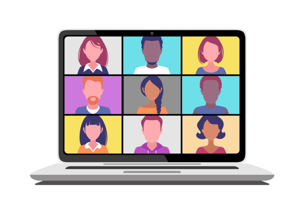 "Zoom dysmorphia" happens when people are fixated on perceived flaws they see in the image of themselves on screen. (Getty Images)