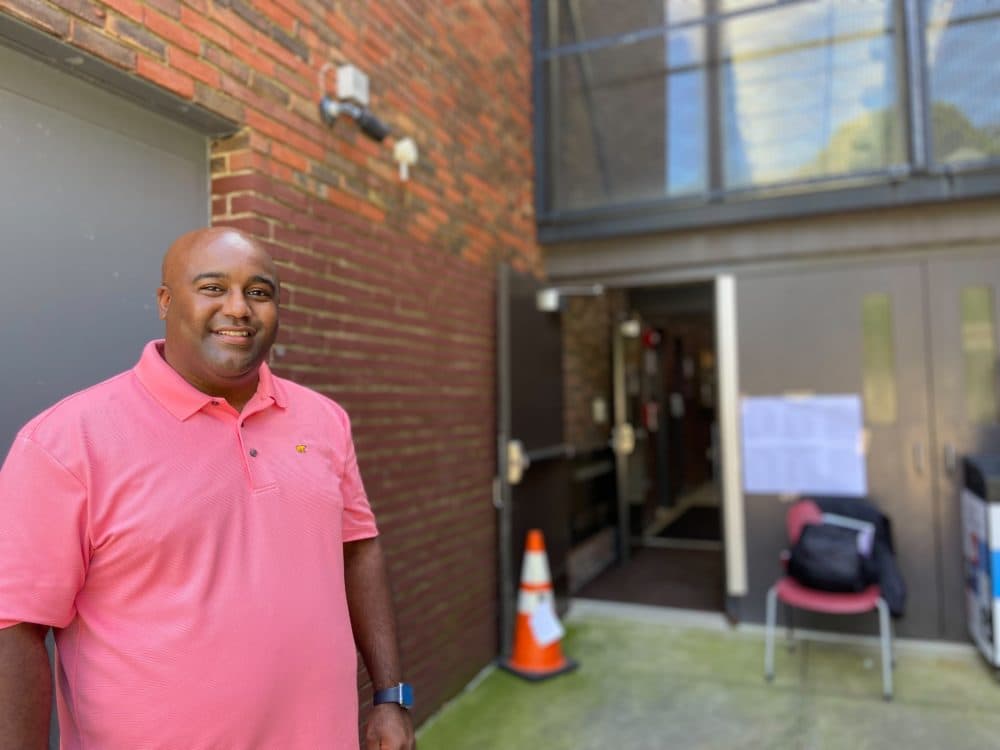 Boston City Council candidate Nick Vance. (Quincy Walters/WBUR)