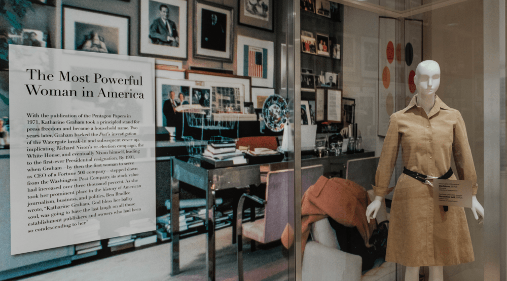 New-York Historical Society's Katharine Graham exhibit. (Courtesy)