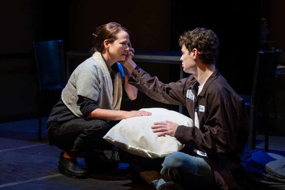 Jennifer Rohn and Nathan Malin in Adam Rapp's "The Sound Inside" at SpeakEasy Stage. (Courtesy Nile Scott Studios)