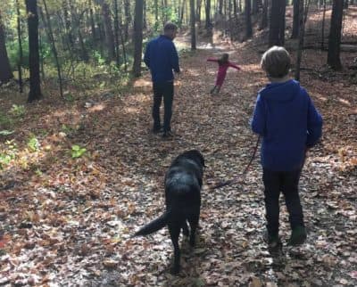 Connor and the author's family. (Courtesy Kate Peltz)