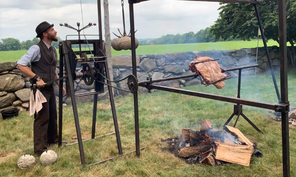 Heirloom Fire’s clockwork spit jack (Courtesy of Heirloom Fire)