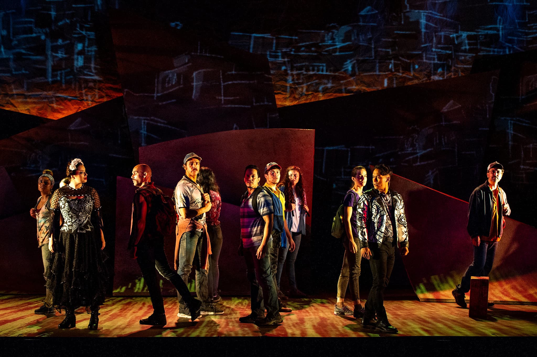 The cast of Barrington Stage Company's "A Crossing: A Dance Musical." (Courtesy Daniel Rader)