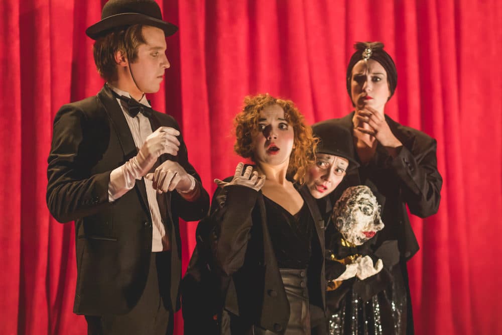 Peter Walsh, Anna Bortnick, Mara Sidmore and Gigi Watson in Actors' Shakespeare Project's "The Merchant of Venice." (Courtesy Igor Klimov Photography)