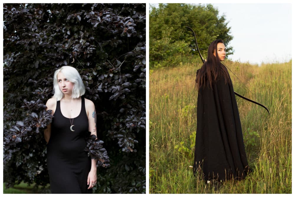Frances F. Denny's portraits: "Keavy (Brooklyn, NY)" (left) and "Leonore (Montpelier, VT)" (right). (Courtesy of the artist and ClampArt, New York, NY)