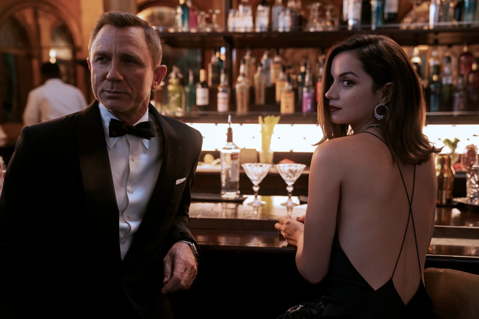 Daniel Craig as James Bond and Ana de Armas as Paloma in "No Time to Die." (Courtesy Nicola Dove/MGM)