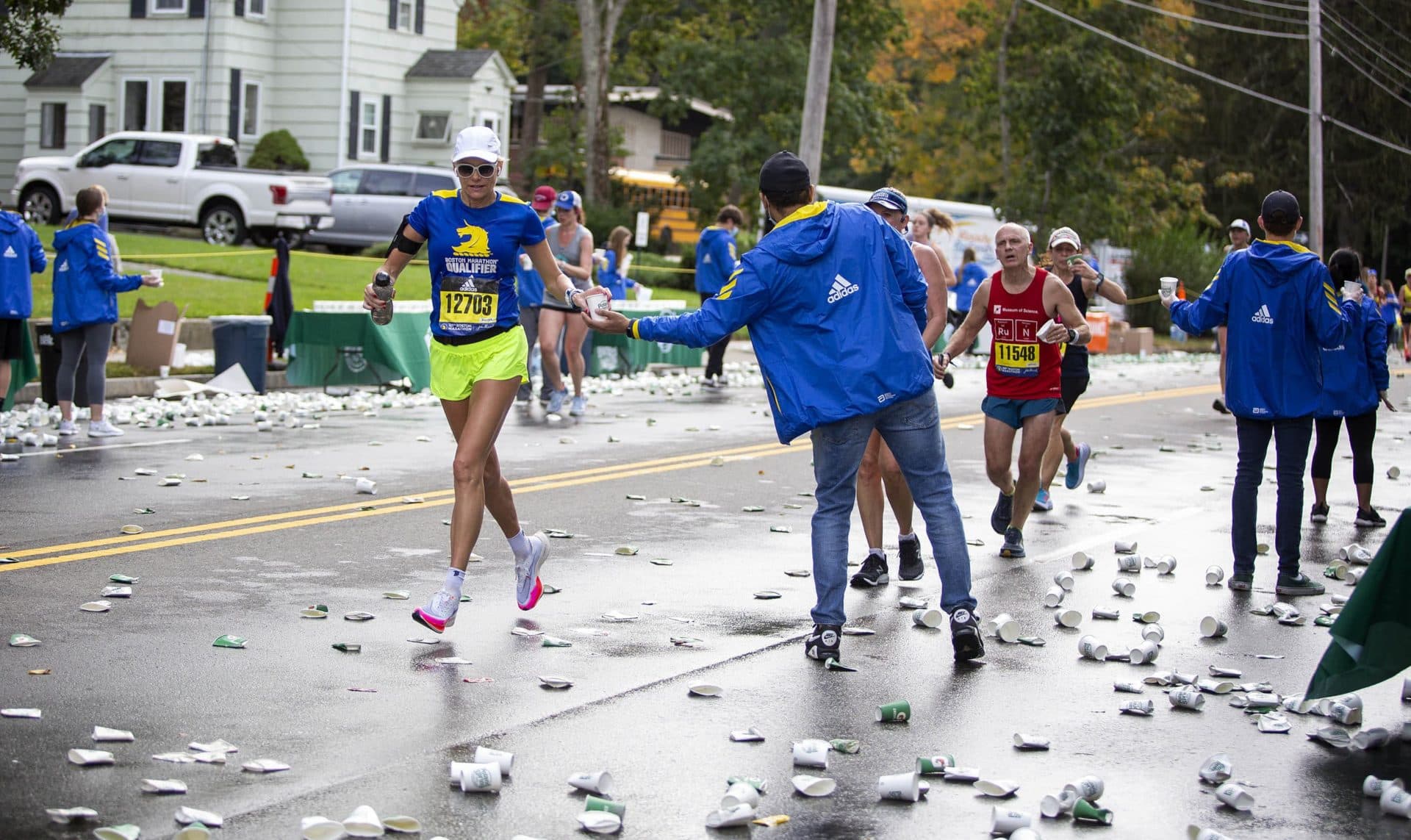 PHOTOS Scenes from the Boston Marathon WBUR News