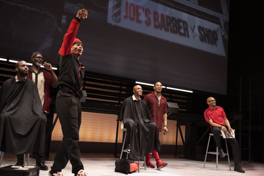 Left to Right: Luke James, Esau Pritchett, Da'Vinchi, Dyllón Burnside, Tristan Mack Wilds, Forrest McClendon in