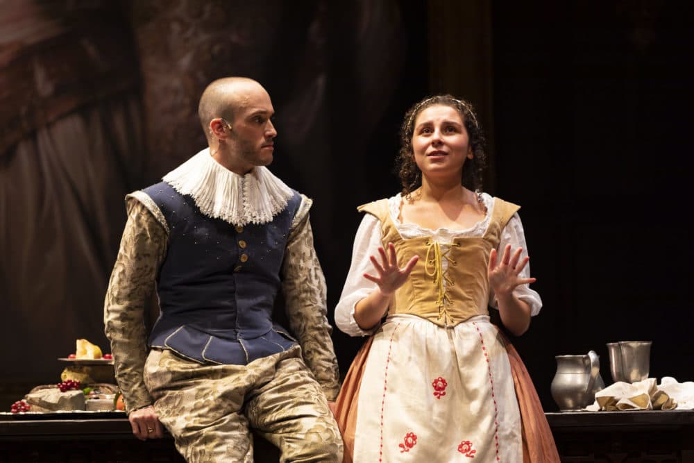 Nick Sulfaro and Gina Fonseca in "Witch." (Courtesy T Charles Erickson)
